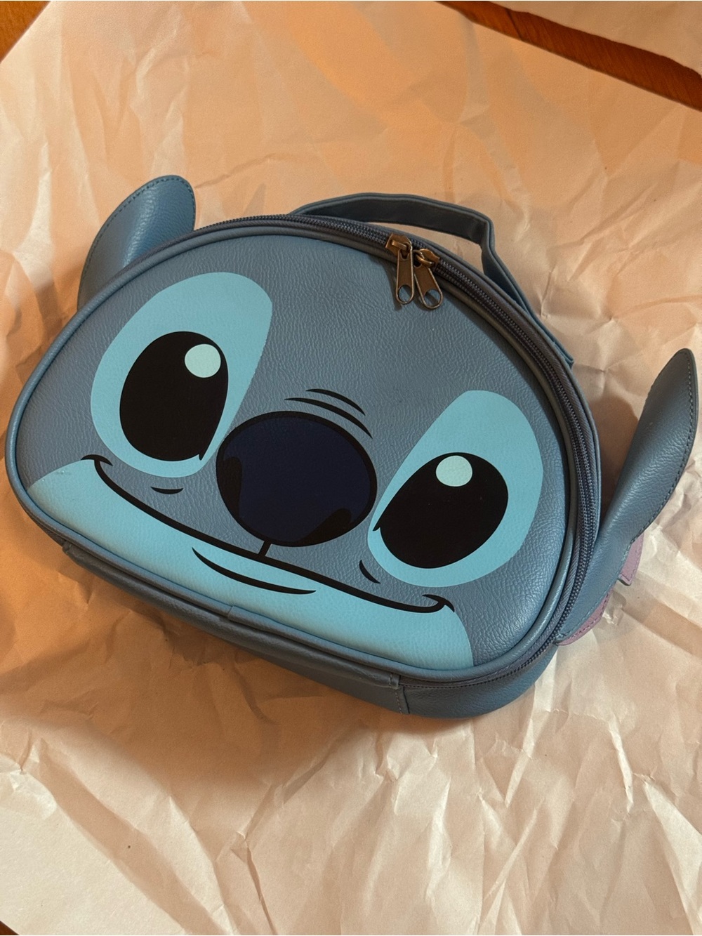 Loungefly stitch Disney Embossed Faux Leather lunch Bag